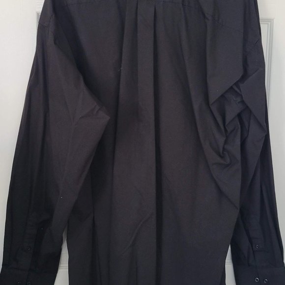 MODENA, Dark Grey Men's Dress Shirt, XXL - Picture 3 of 5